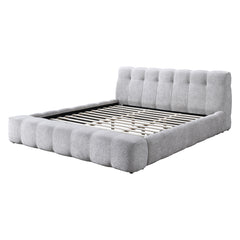 Hannah Gray Queen Bed - Ornate Home