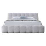 Hannah Gray Queen Bed - Ornate Home