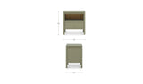 Hannah Green Nightstand - Ornate Home