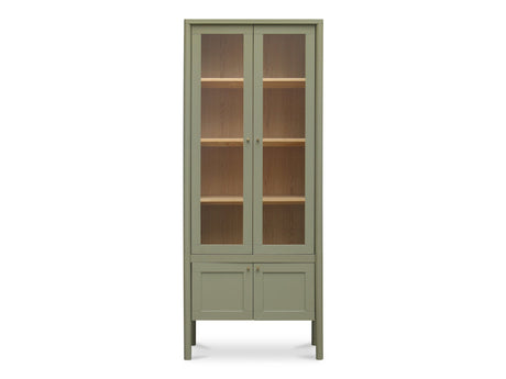 Hannah Green Tall Cabinet - Ornate Home