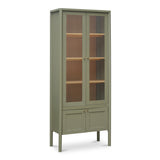 Hannah Green Tall Cabinet - Ornate Home