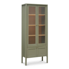 Hannah Green Tall Cabinet - Ornate Home
