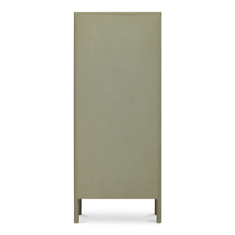 Hannah Green Tall Cabinet - Ornate Home