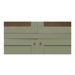 Hannah Green Tall Cabinet - Ornate Home