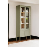 Hannah Green Tall Cabinet - Ornate Home