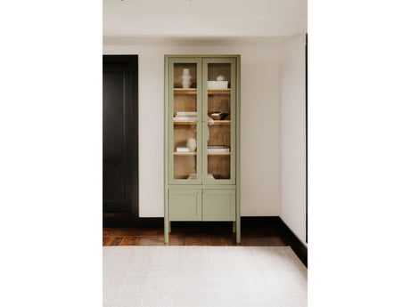 Hannah Green Tall Cabinet - Ornate Home
