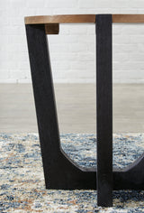 Hanneforth Brown/Black End Table (Online Special Price) - Ornate Home