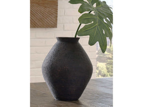 Hannela Antique Brown Vase (12" H) (Online Special Price) - Ornate Home