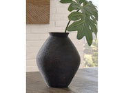 Hannela Antique Brown Vase (12"H) - Ornate Home