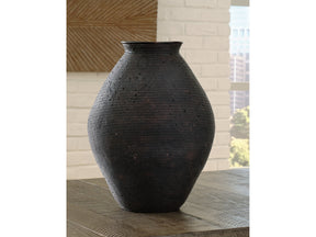 Hannela Antique Brown Vase (17"H) - Ornate Home