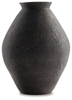 Hannela Antique Brown Vase (17"H) - Ornate Home