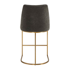 Hanni Charcoal Counter Stool - Ornate Home