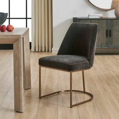 Hanni Gray Upholstered Dining Chair - Ornate Home