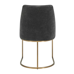Hanni Gray Upholstered Dining Chair - Ornate Home