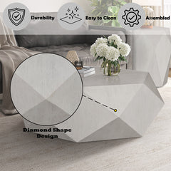 Hanniel Antique White Coffee Table - Ornate Home