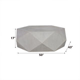 Hanniel Antique White Coffee Table - Ornate Home