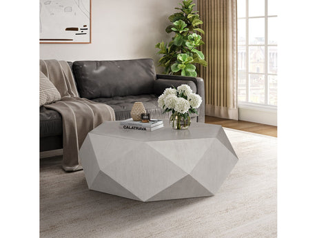 Hanniel Antique White Coffee Table - Ornate Home