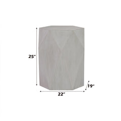 Hanniel Antique White End Table - Ornate Home