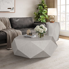 Hanniel Antique White End Table - Ornate Home