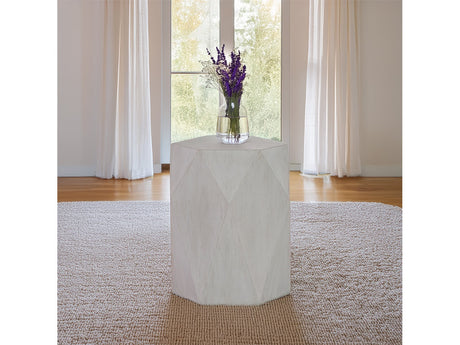 Hanniel Antique White End Table - Ornate Home