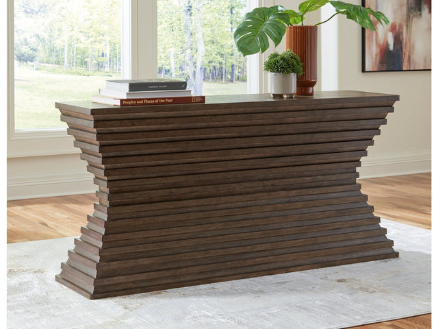 Hannodream Warm Brown Sofa Table (Online Special Price) - Ornate Home