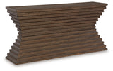 Hannodream Warm Brown Sofa Table (Online Special Price) - Ornate Home