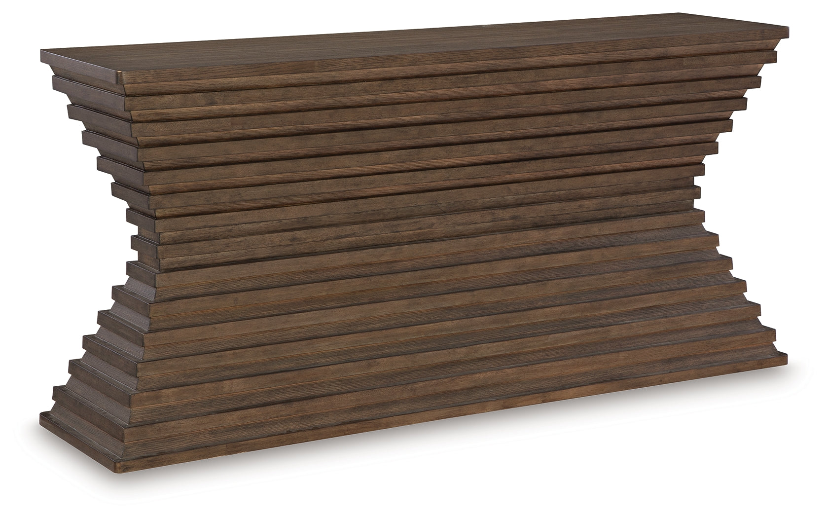 Hannodream Warm Brown Sofa Table - Ornate Home