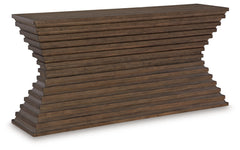 Hannodream Warm Brown Sofa Table - Ornate Home