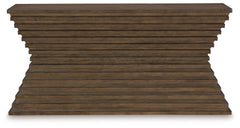 Hannodream Warm Brown Sofa Table - Ornate Home
