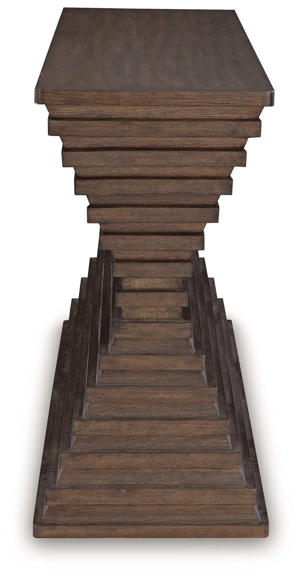 Hannodream Warm Brown Sofa Table - Ornate Home