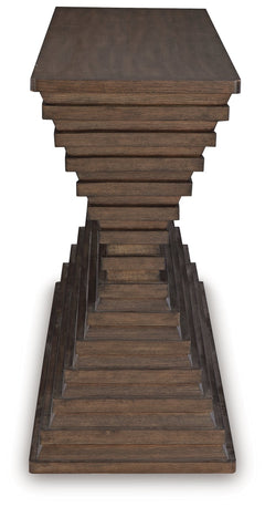 Hannodream Warm Brown Sofa Table - Ornate Home