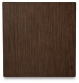 Hannodream Warm Brown Square Cocktail Table (Online Special Price) - Ornate Home