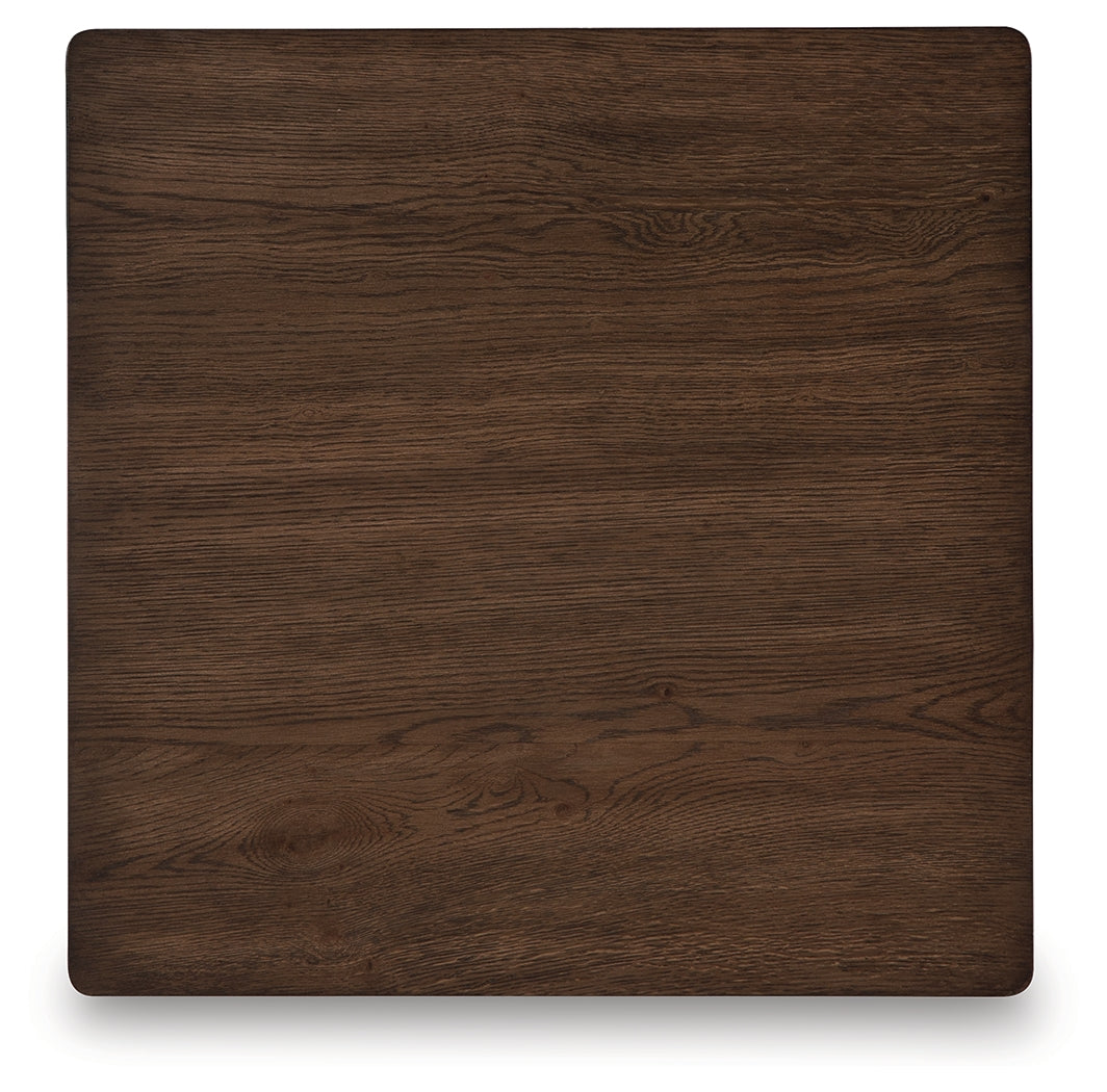 Hannodream Warm Brown Square End Table (Online Special Price) - Ornate Home