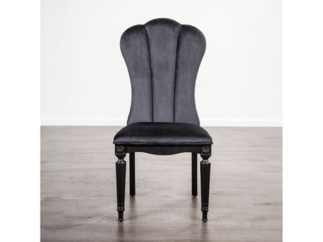 Hannoria Black Side Chair (Set of 2) - Ornate Home