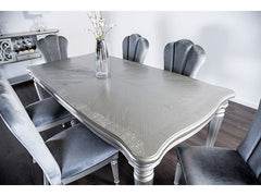 Hannoria Silver Dining Table - Ornate Home