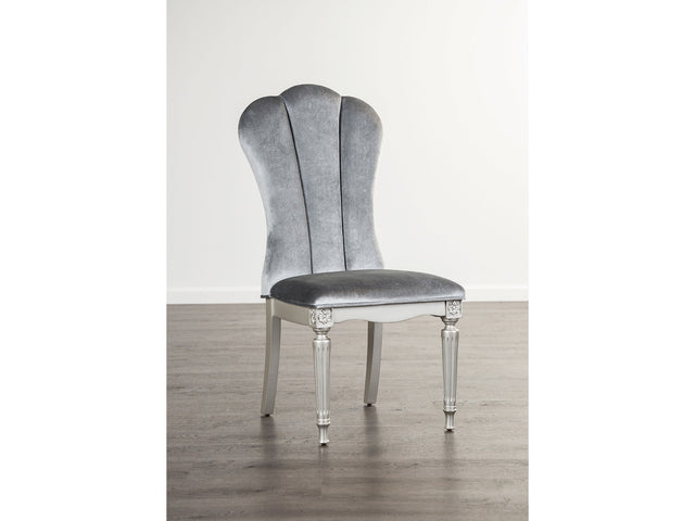 Hannoria Silver Side Chair (Set of 2) - Ornate Home