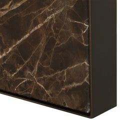 Hanover Bronze/Brown Marble Arch Mirror - Ornate Home