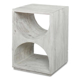 Hans White Side Table - Ornate Home