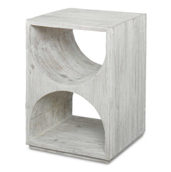 Hans White Side Table - Ornate Home