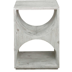 Hans White Side Table - Ornate Home