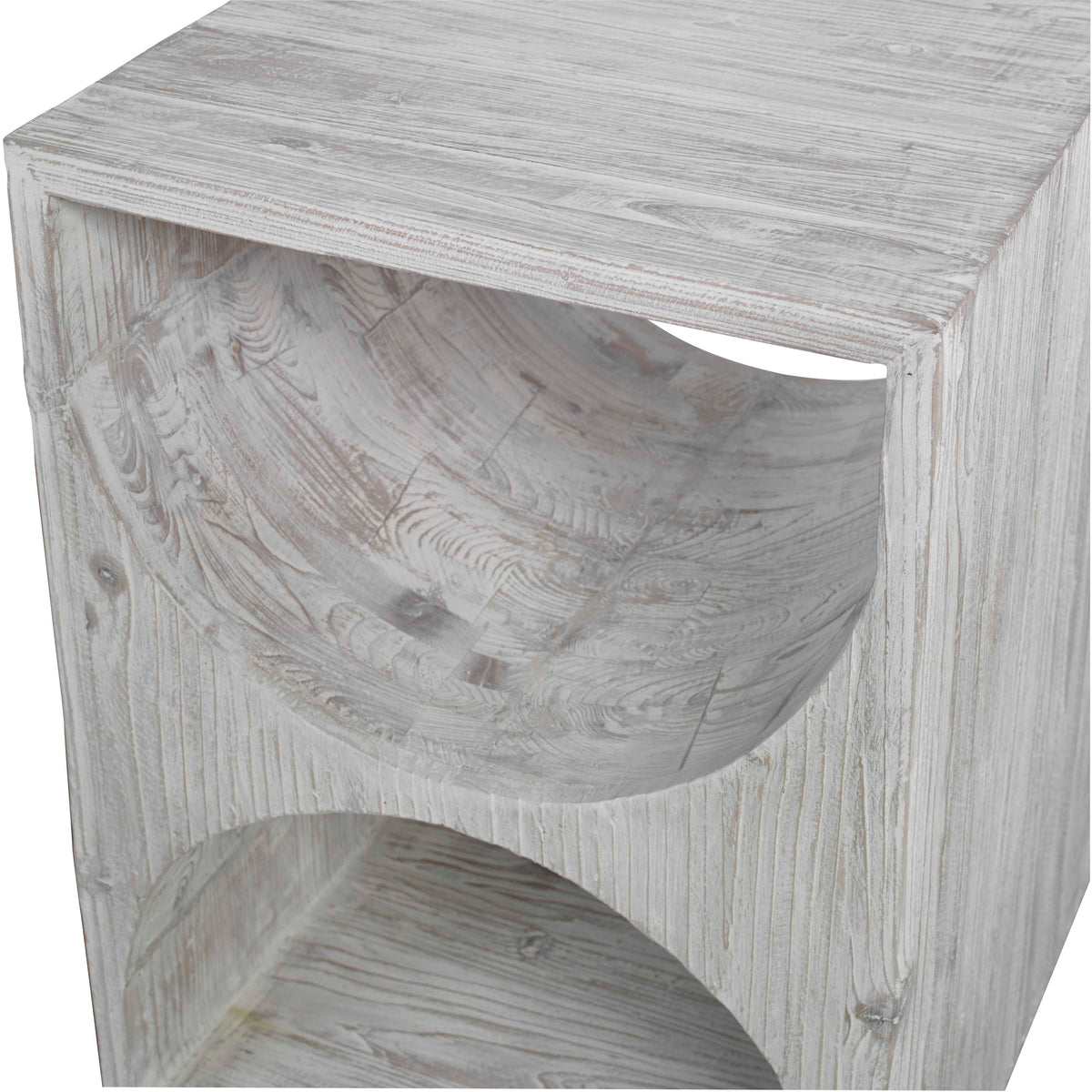 Hans White Side Table - Ornate Home