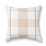 Hanson Ivory/Toffee Brown Euro Sham
