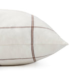 Hanson Ivory/Toffee Brown Euro Sham