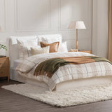 Hanson Ivory/Toffee Brown Euro Sham