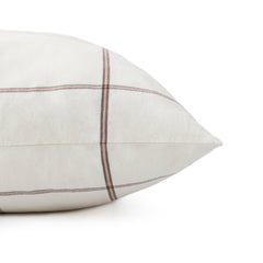 Hanson Ivory/Toffee Brown King Sham
