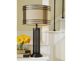 Hanswell Dark Brown Table Lamp (Online Special Price) - Ornate Home