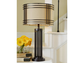Hanswell Dark Brown Table Lamp (Set of 2) (Online Special Price) - Ornate Home