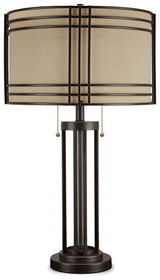 Hanswell Dark Brown Table Lamp (Set of 2) (Online Special Price) - Ornate Home