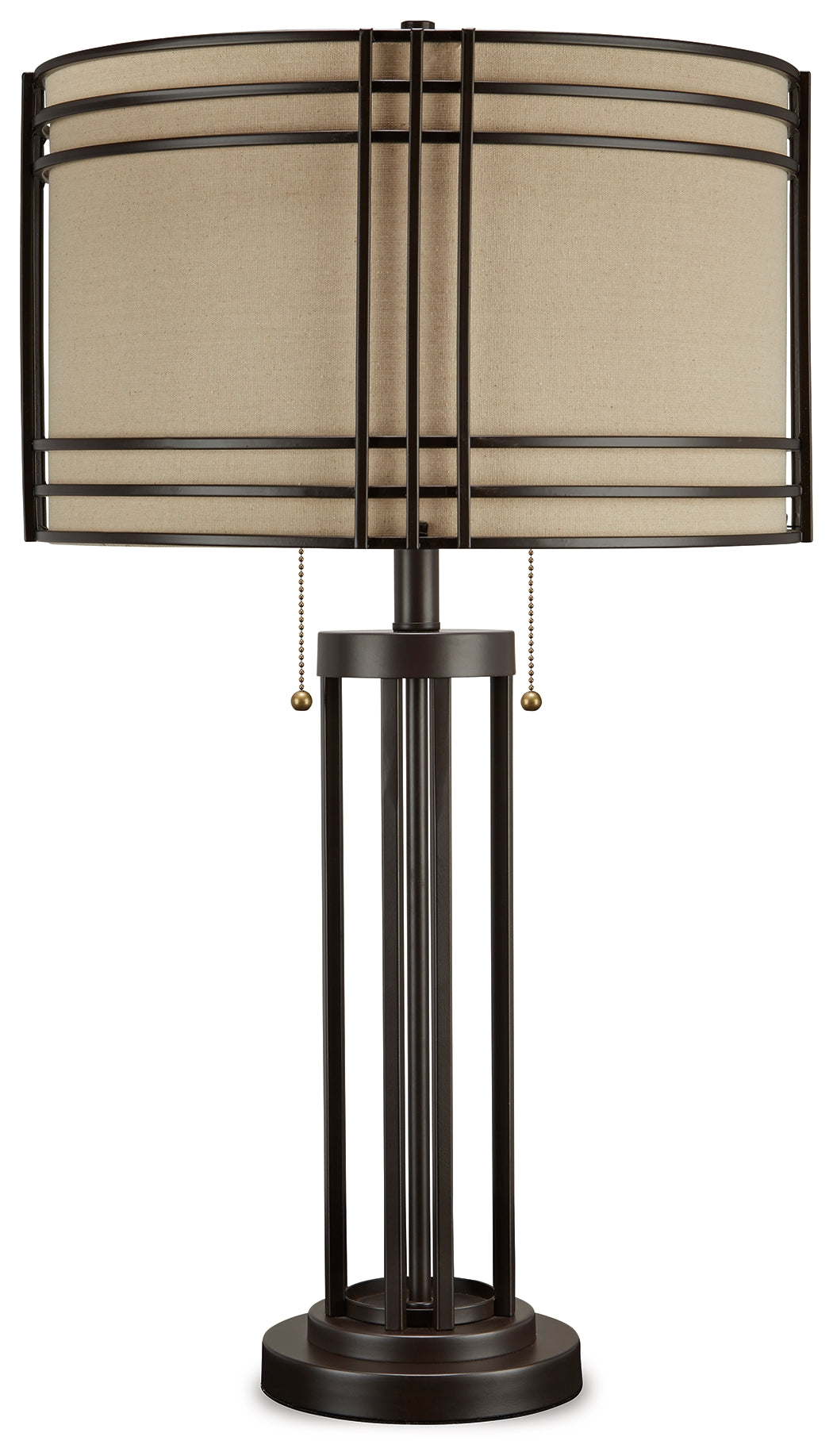Hanswell Dark Brown Table Lamp (Set of 2) (Online Special Price) - Ornate Home