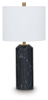 Hanzila Black/Gold Table Lamp (Online Special Price) - Ornate Home